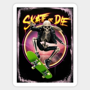 Skate or Die: Neon Rebellion Sticker